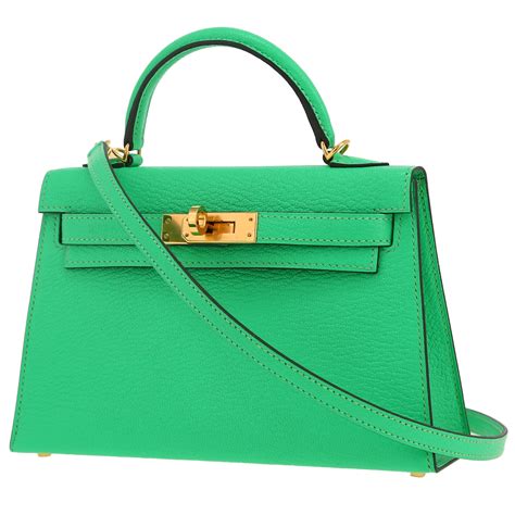 borsa hermes verde piccola|Borse Hermès in Tela Verde .